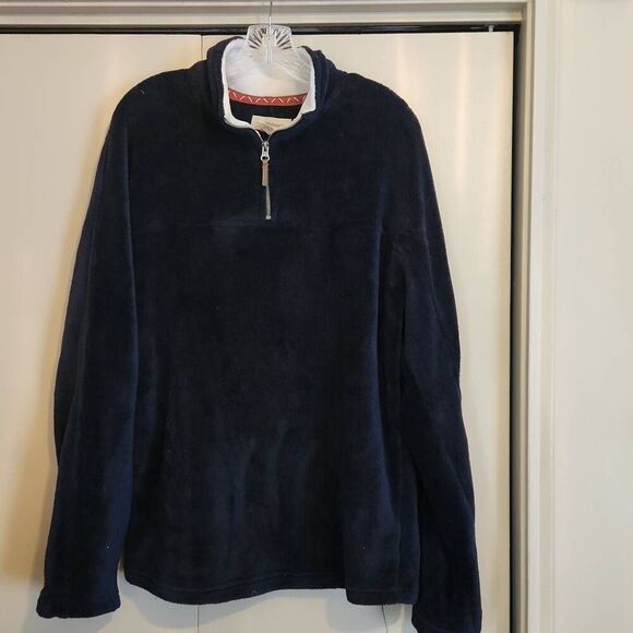 07 Ruff Hewn casual men's half zip, cozy, fleece pullover. - Picture 1 of 5